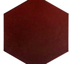 REVEST. ESMALT. HEXAGONAL GRANEL - OMD-15334 - MERLOT