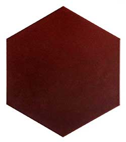 REVEST. ESMALT. HEXAGONAL GRANEL - OMD-15334 - MERLOT