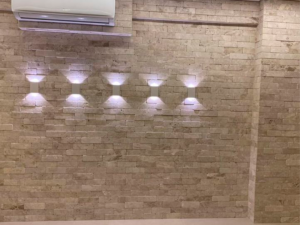 Travertino Brick Noce Anticato 20.3 x 7.5 x 1 cm