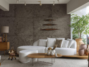 PAINEL RUINA ETRUSCO 20X20X2.5 CINZA
