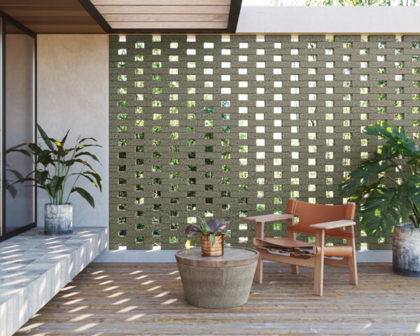 PAINEL ECOBRICK BLOCK SOFT 30X7.5X9 SALVIA