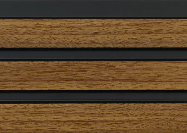 PAINEL RIPADO 25MM 285X12.2X1.2CM 962-E-23B FREIJO/PRETO 