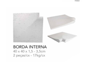TRAVERTINO BORDA (PEITO DE POMBO) FINITO INTERNA FENDI
