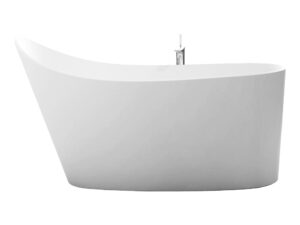 SABBIA BANHEIRA FLORIPA - DURAMATT FOSCO ACETINADO BRANCO - VALVULA CLICK CROMADO
