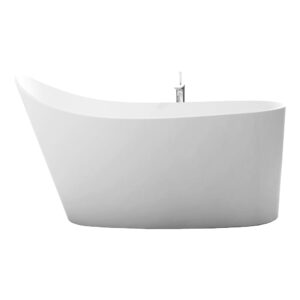 SABBIA BANHEIRA FLORIPA - DURAMATT FOSCO ACETINADO BRANCO - VALVULA CLICK CROMADO