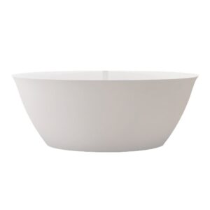 SABBIA BANHEIRA PARATY - DURAMATT FOSCO ACETINADO BRANCO - VALVULA CLICK CROMADO