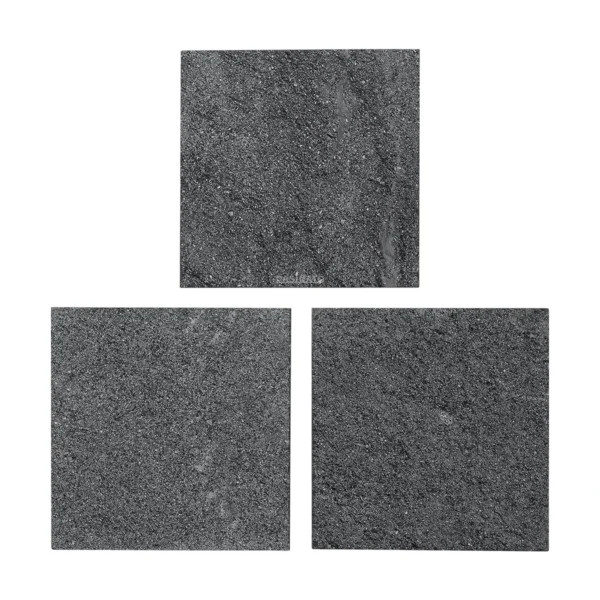 Black Bali Lava 20 x 20 cm - Liso Solto