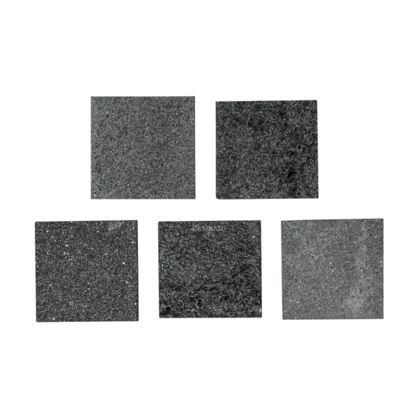 Black Bali Lava 10 x 10 cm - Liso Solto