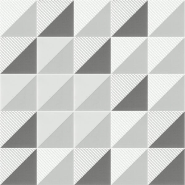 DECOR BAUHAUS MIX CINZA AC 14.5X14.5     - SC