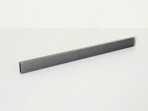 PERFIL ACO INOXIDAVEL 3MM PLATINA MATT 250 X 0.3 X 0.9