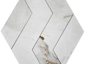 ESCHER LARGE CALACATTA D ORO ACETINADO 57X49.5X0.9