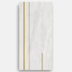 JAPAN HOUSE MATERIA BIANCO NATURAL GOLD 28X59X1