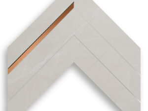 CHEVRON DAKAR NUDE ACETINADO COPPER 33X19.7X0.9