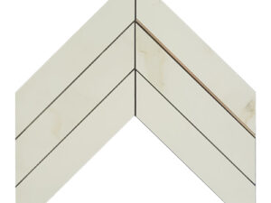 CHEVRON SLIM CALACATTA GOLD ACETINADO COPPER MATT 33X19.7X0.9