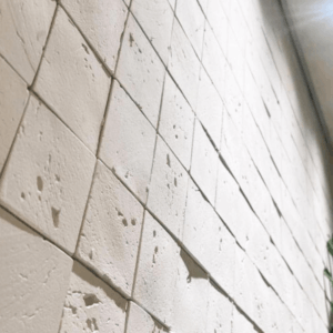 Quadratto Terracota Bianco