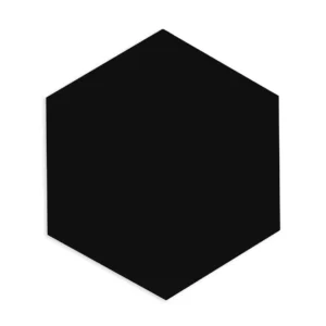 REVEST. ESMALT. HEXAGONAL GRANEL - OM-15287 - NERO