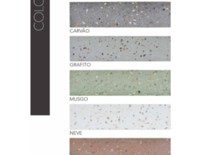 BRICK 40 COLORS SS GRAFITO CINZA CLARO