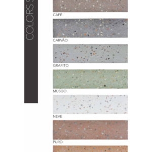 BRICK 25 COLORS SS CARVÃO CINZA ESCURO