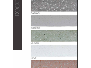 BLOCKS ROCK WHITE GRAFITO CINZA CLARO