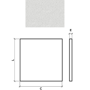 PAINEL ATERMICA 100X50X2.5 BRANCA