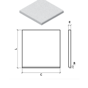 PAINEL ACAB PL ATERMICA 50X50X2.5