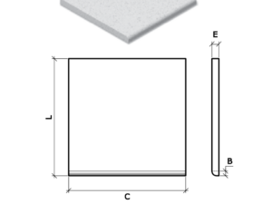 PAINEL ACAB PL ATERMICA 75X75X2.5 BRANCA
