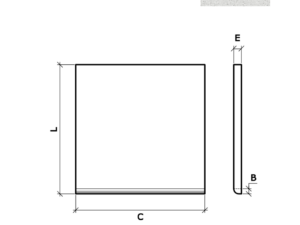 PAINEL ACAB PL ATERMICA 100X50X2.5 BRA