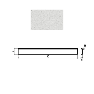 PAINEL RODAPE PL ATERM 50X10X2 BRANCO