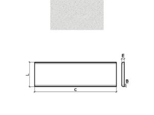 PAINEL SOLEIRA ATERM 50X25X2.5 BRANCO