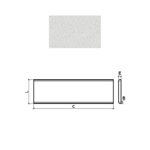 PAINEL SOLEIRA ATERM 50X25X2.5 BRANCO