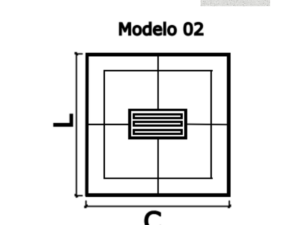 KIT DUCHA BASE MODELO 02 ATERMICA BRANCA