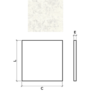 PAINEL ETRUSCO 100X100X2.5 BARBANTE