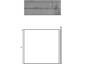 PAINEL APPARENTE S/B 100X100X1.4 CHUMBO REVESTIMENTO