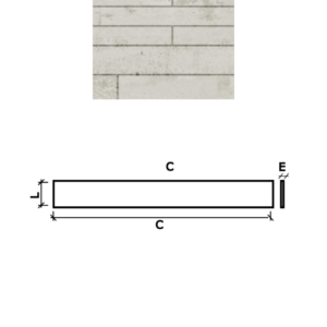 PAINEL APPARENTE S/B 120X12X2 OFF-WHITE REVESTIMENTO