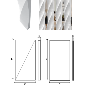 PAINEL COLONNA ETRUSCO TORCAO BRANCO