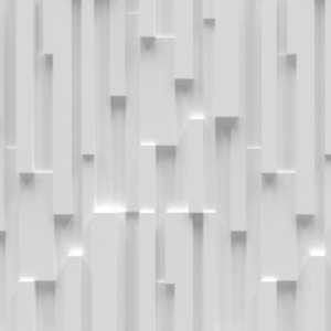 PAINEL SQUADRI PARIS 120X40X3.5 BRANCO