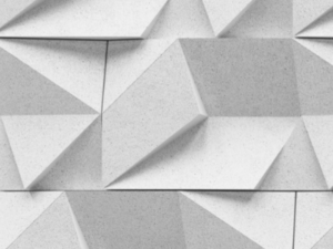 PAINEL SCALENO GREZZO 100X50X3 BRANCO
