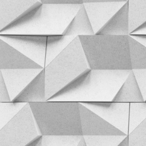 PAINEL SCALENO GREZZO 100X50X3 BRANCO