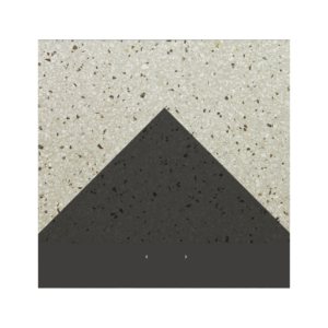 PAINEL GRANITTE MEZZO GEO A 60X60X2.9 CHIARO ROSSO E PRETO