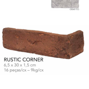 RUSTIC CORNER GRAFITO CINZA CLARO