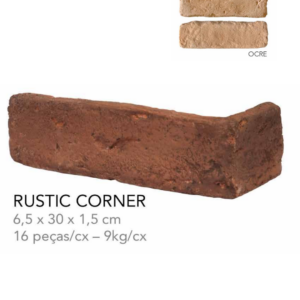 RUSTIC CORNER OCRE LARANJA CLARO