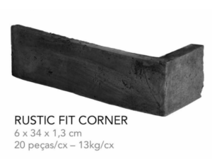 RUSTIC FIT CORNER TERRACOTA LARANJA/PRETO