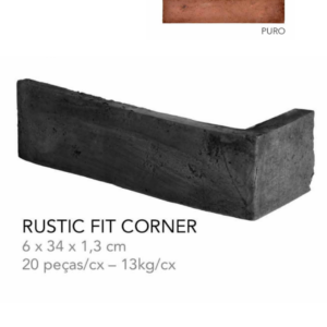 RUSTIC FIT CORNER PURO VERMELHO/PRETO
