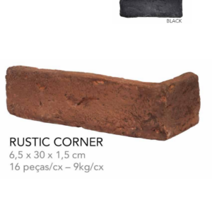 RUSTIC FIT CORNER BLACK PRETO