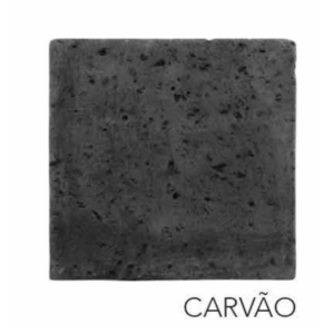 TRAVERTINE 20 CARVÃO CINZA ESCURO