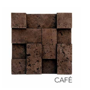 TRAVERTINE BLOCKS 20 CAFÉ MARROM