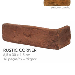 RUSTIC CORNER MIX TERRACOTA CARVÃO LARANJA/PRETO