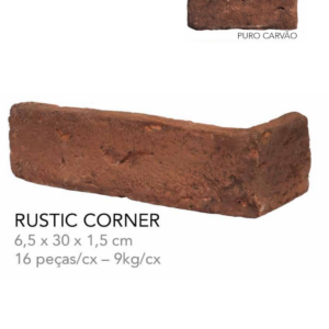 RUSTIC CORNER MIX PURO CARVÃO VERMELHO/PRETO