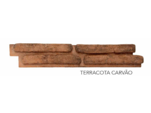 RUSTIC SLIM CORNER TERRACOTA CARVÃO LARANJA/PRETO