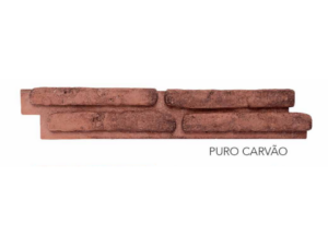 RUSTIC SLIM CORNER PURO CARVÃO VERMELHO/PRETO